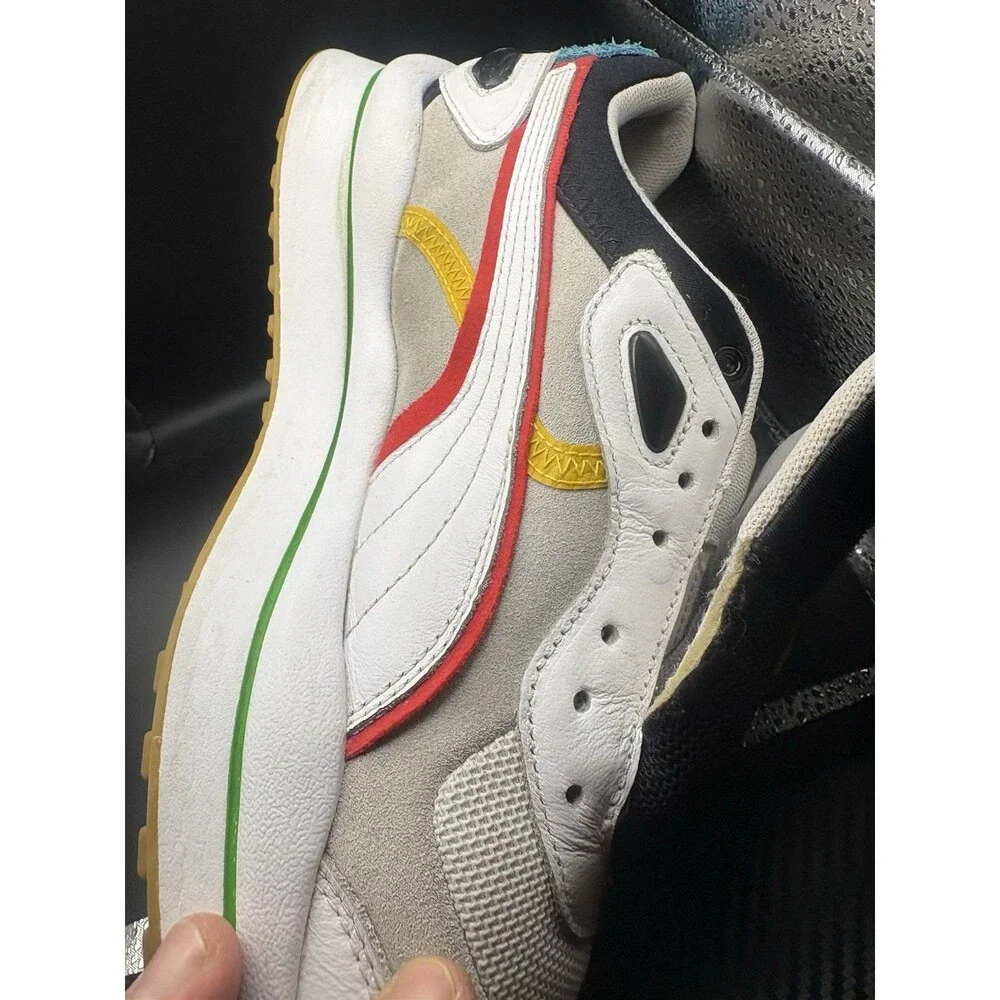 Size 8.5 - Puma Street Rider Unity White High Risk Red - Picture 6 of 12
